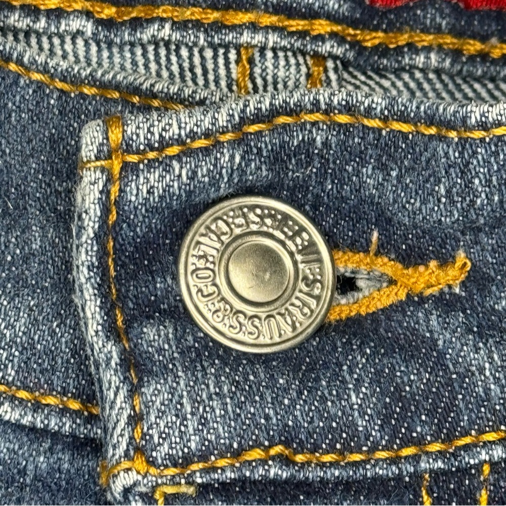 Levi’s 512 Classic Slim Stretch Tapered Blue High rise Denim Jeans 16 Short EUC - Picture 7 of 13